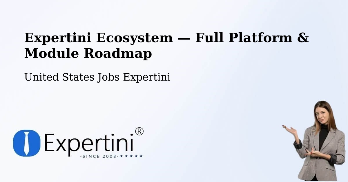 Expertini Ecosystem — Full Platform & Module Roadmap – Roy